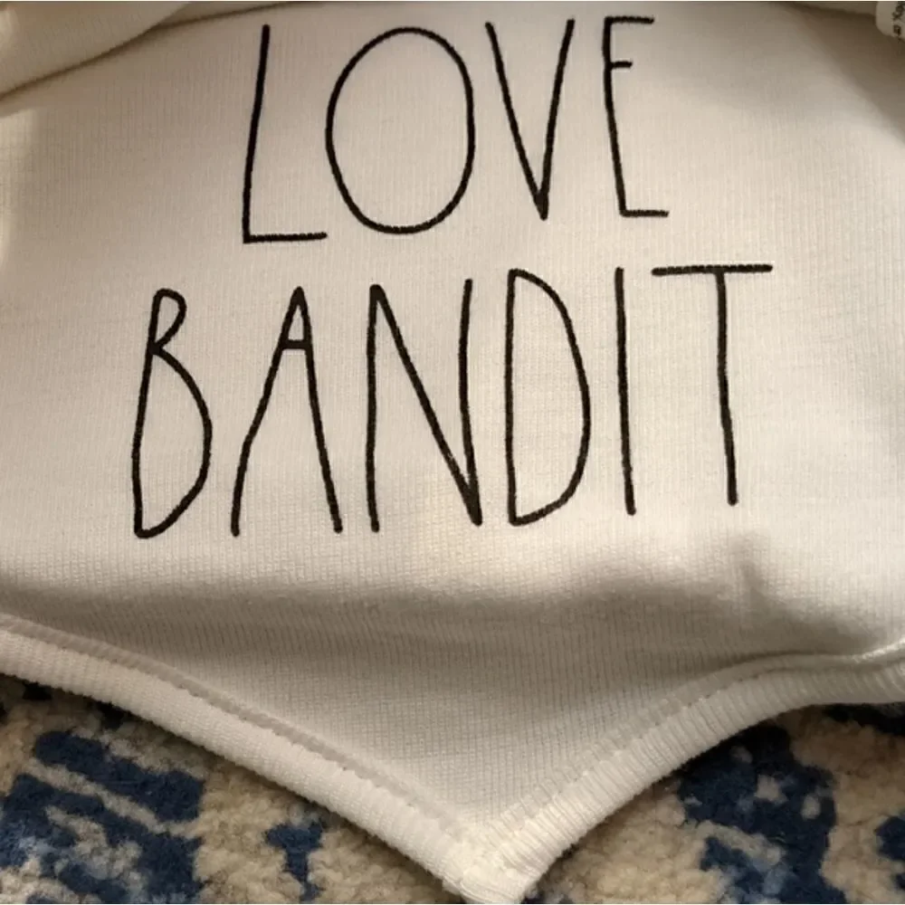 Rae Dunn Baby bibs pack of 3 Daddy's Little Valentine love bandit